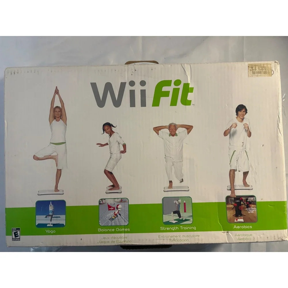 Nintendo Wii Balance Board White Wireless Controller RVL-021 with Box No Game